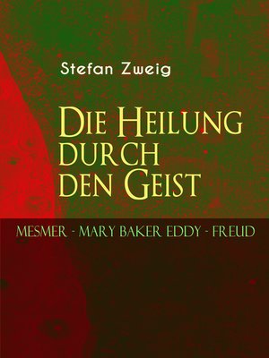 cover image of Mesmer--Mary Baker Eddy--Freud